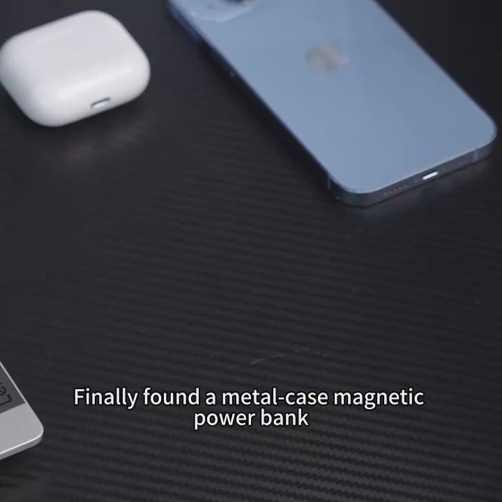 QI 2.1 Magnetic Powerbank Wireless Fast Charing Spare Portable External Battery for iPhone 12-17 Pro Watch Airpods 5000/10000mAh